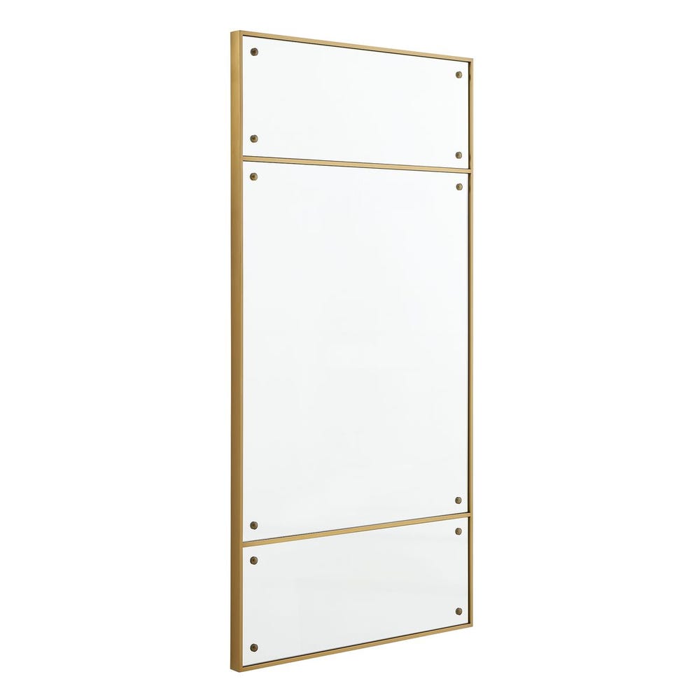 Uttermost Wrenton Brass Rectangular Mirror