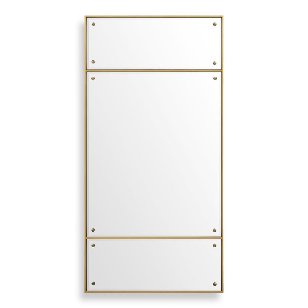 Uttermost Wrenton Brass Rectangular Mirror