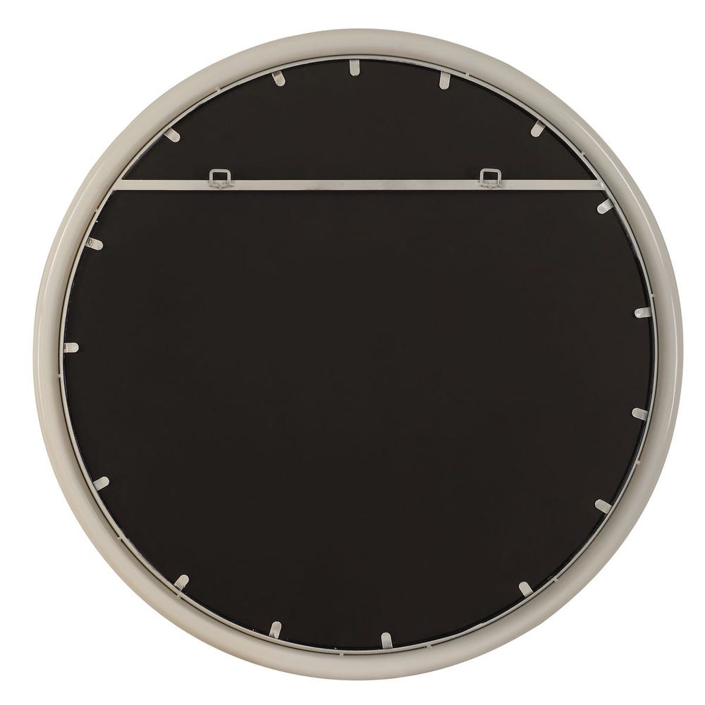 Uttermost Florian Warm White Round Mirror