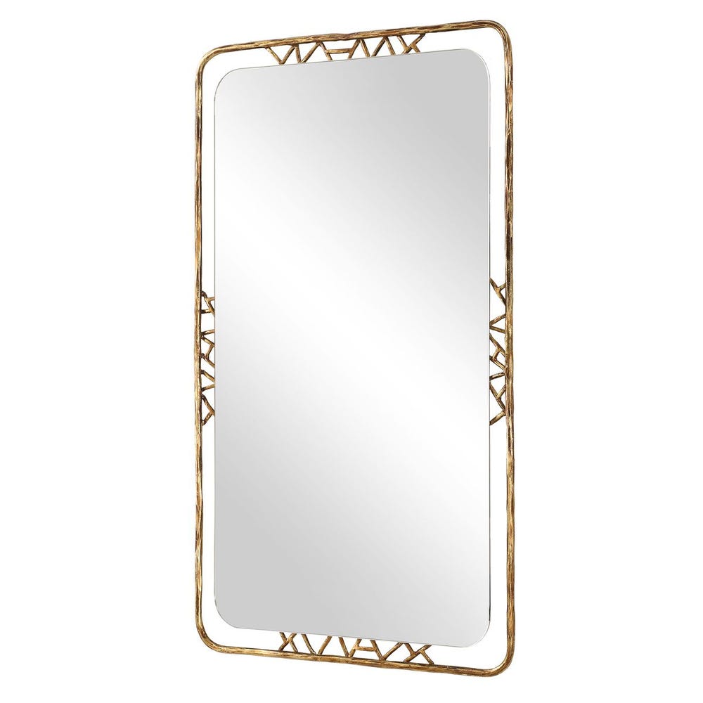 Uttermost Tahoma Antiqued Gold Mirror