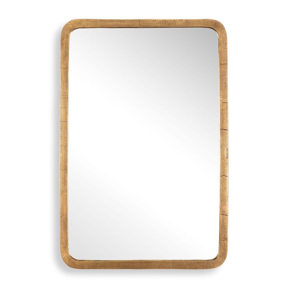 Uttermost Vestry Antique Brass Mirror