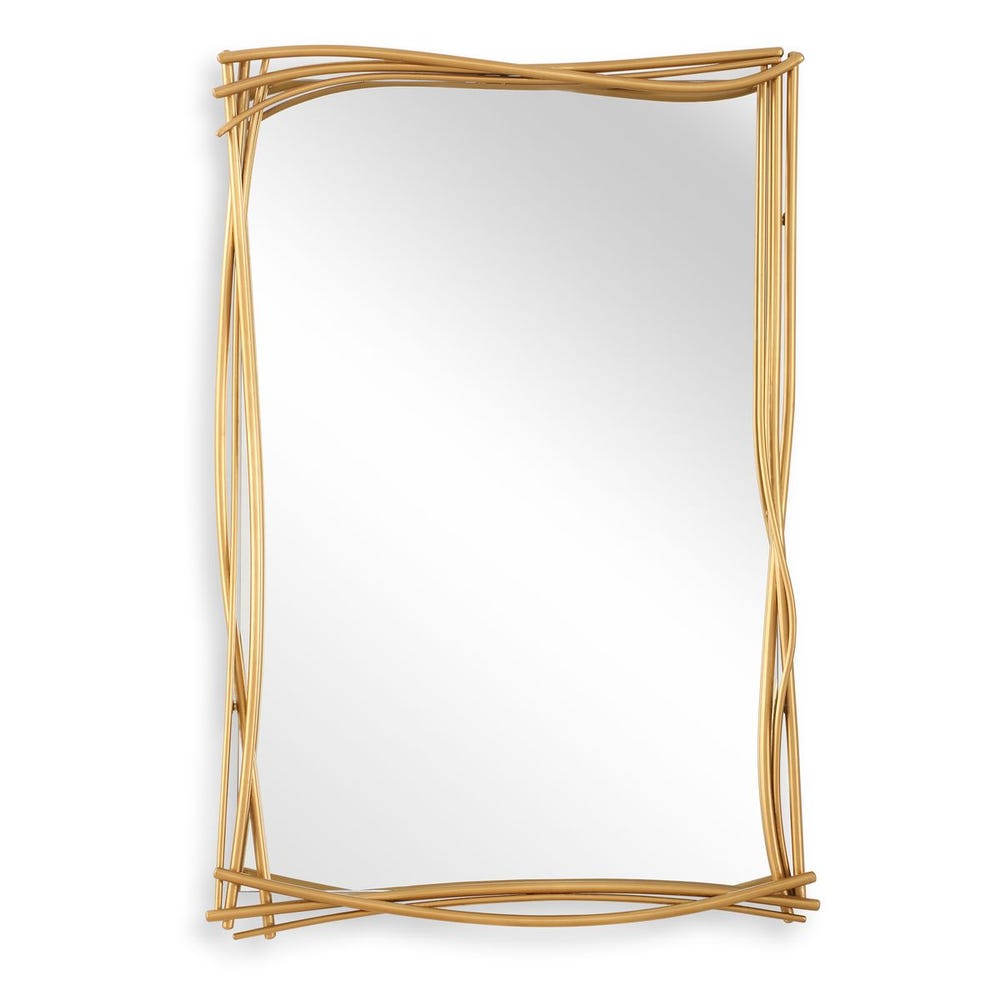 Uttermost Curved Branches Gold Mirror