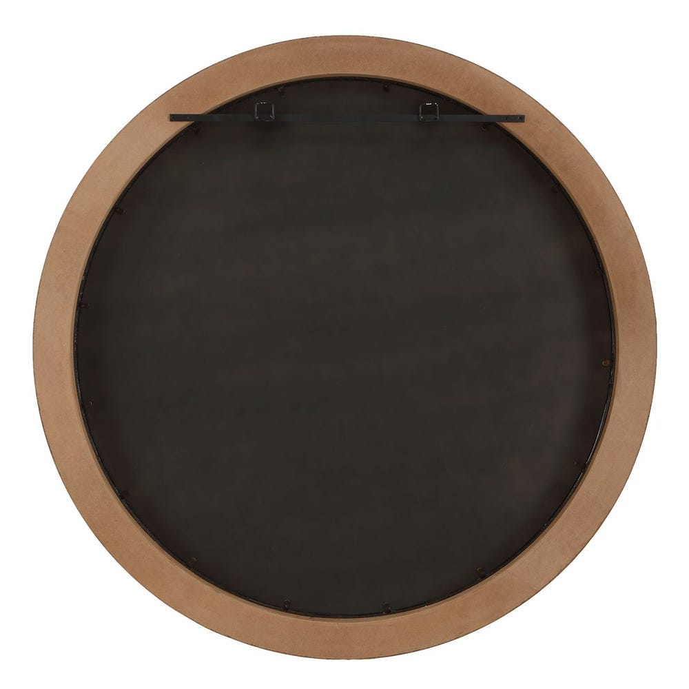 Uttermost Cleveland Round Burl Wood Mirror