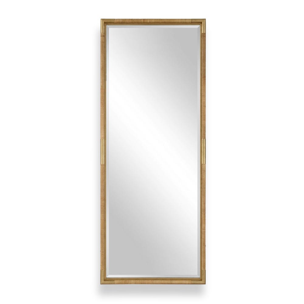 Uttermost Kampar Full Length Rattan Tall Mirror