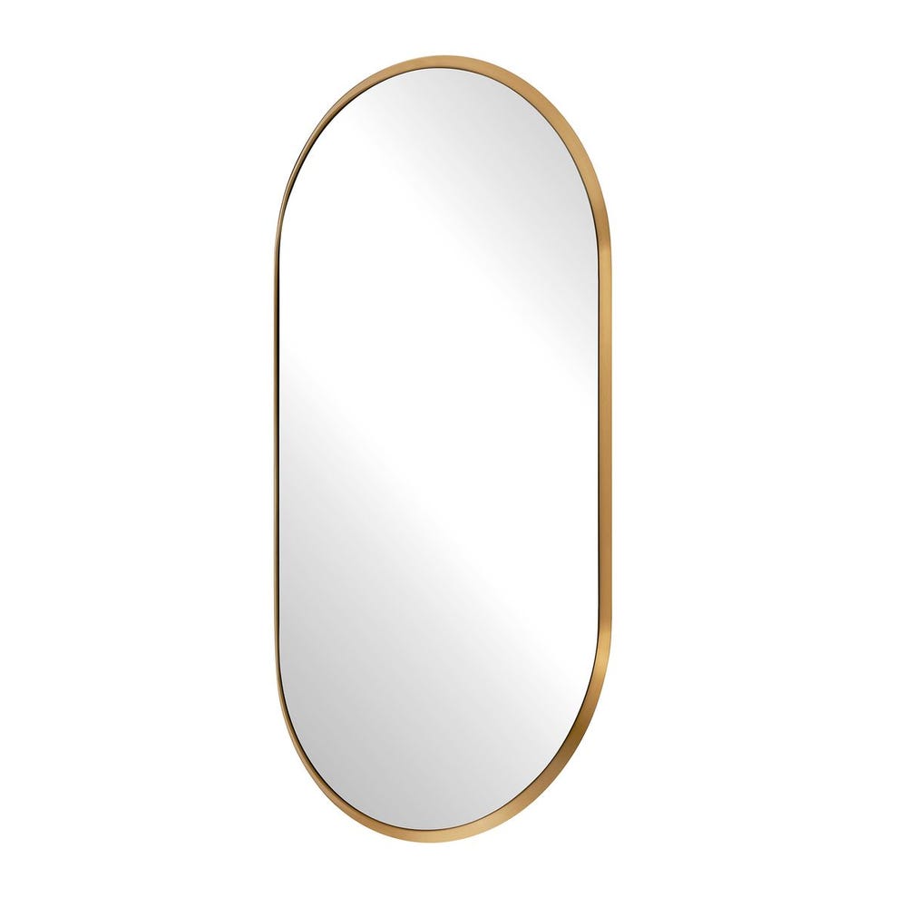 Uttermost Torrado Oval Brass Mirror