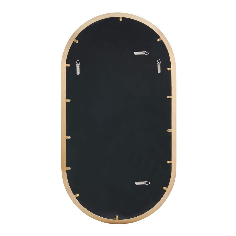Uttermost Torrado Oval Brass Mirror