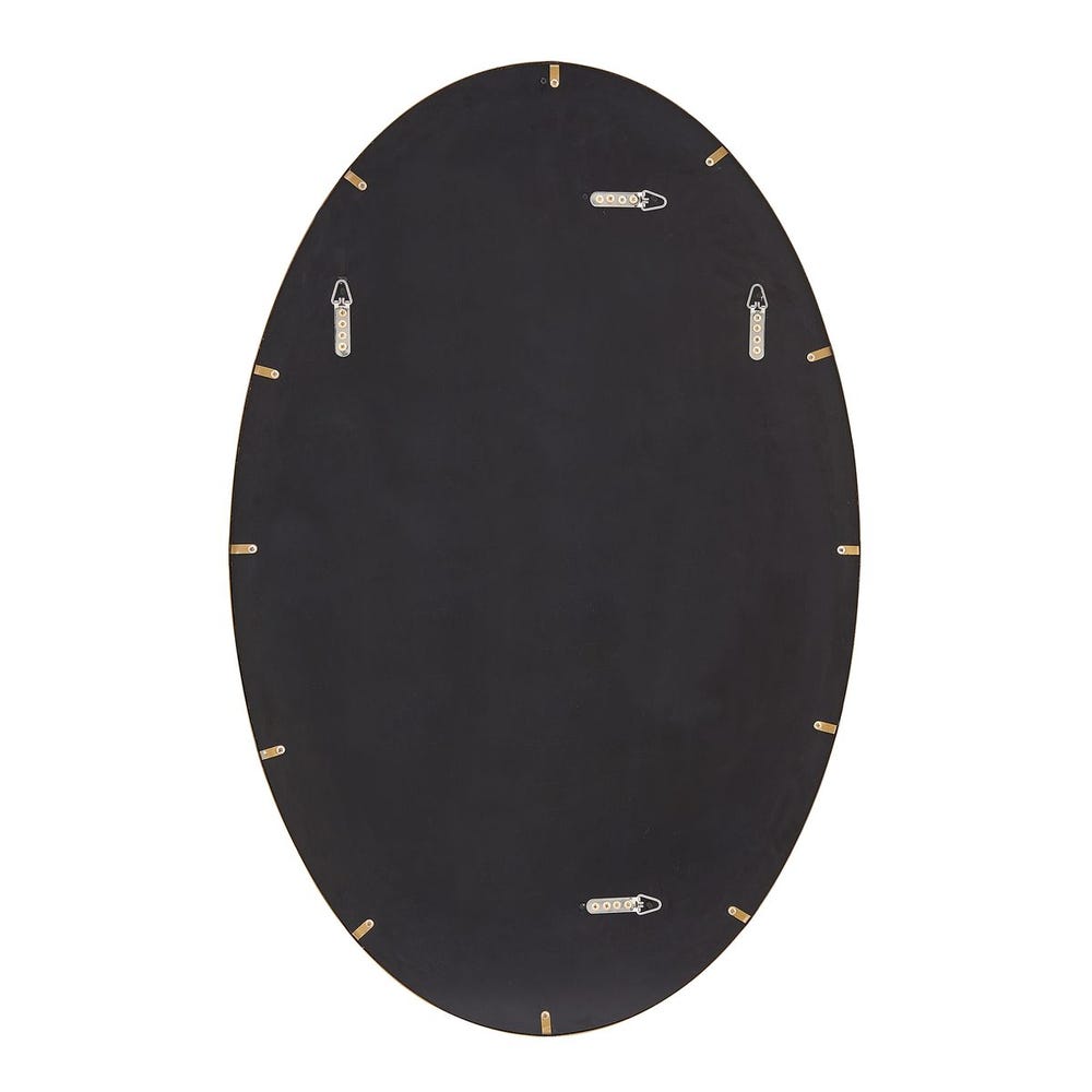 Uttermost Elstree Antique Brass Oval Mirror