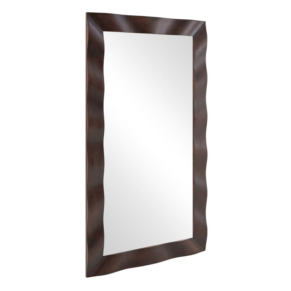 Uttermost Wrinkle Wavy Wood Mirror