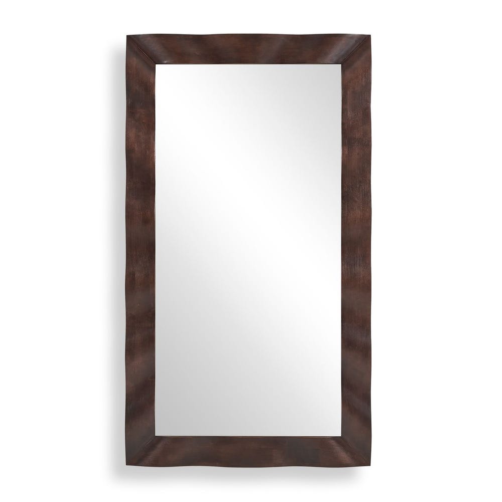 Uttermost Wrinkle Wavy Wood Mirror