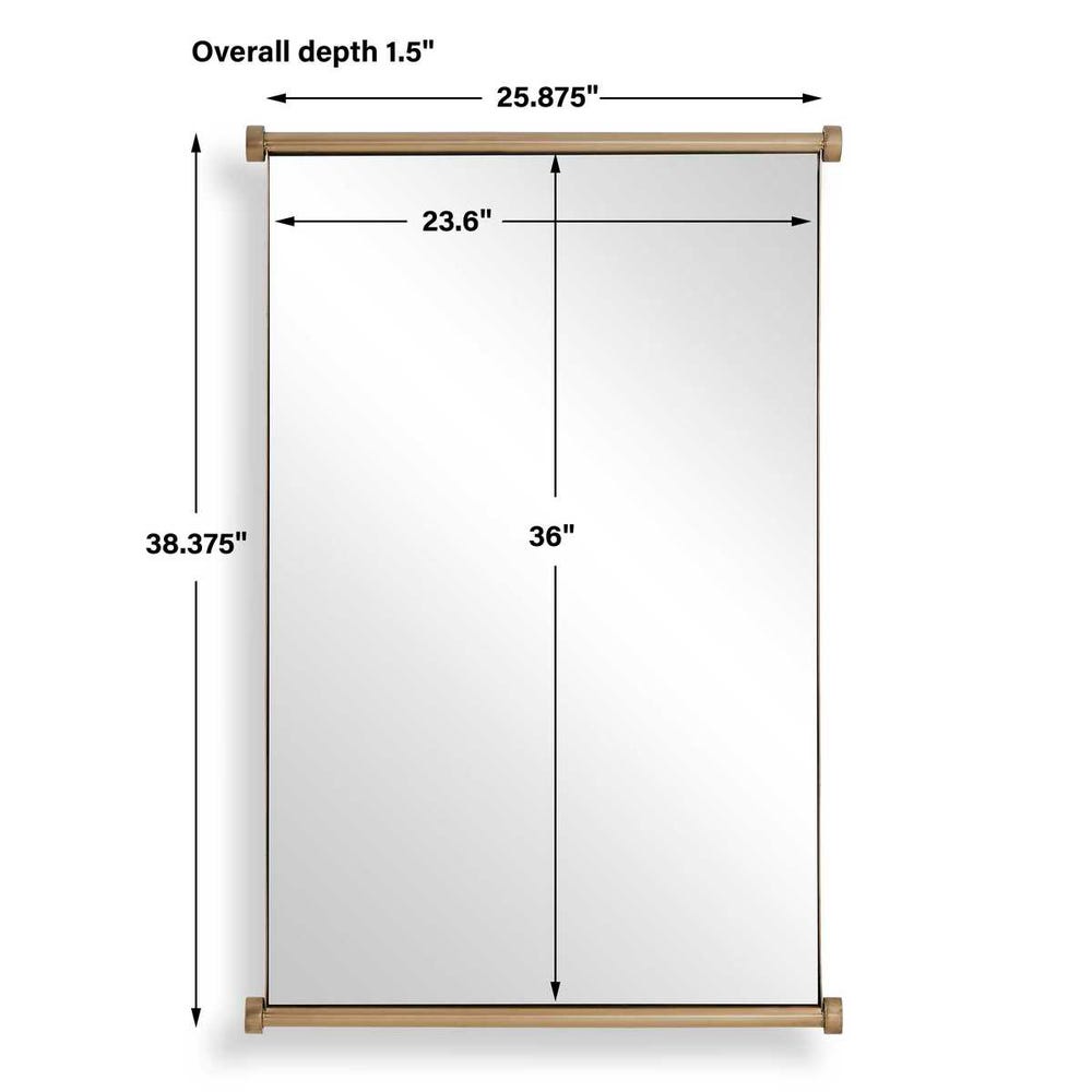 Uttermost Scroll Rectangular Mirror
