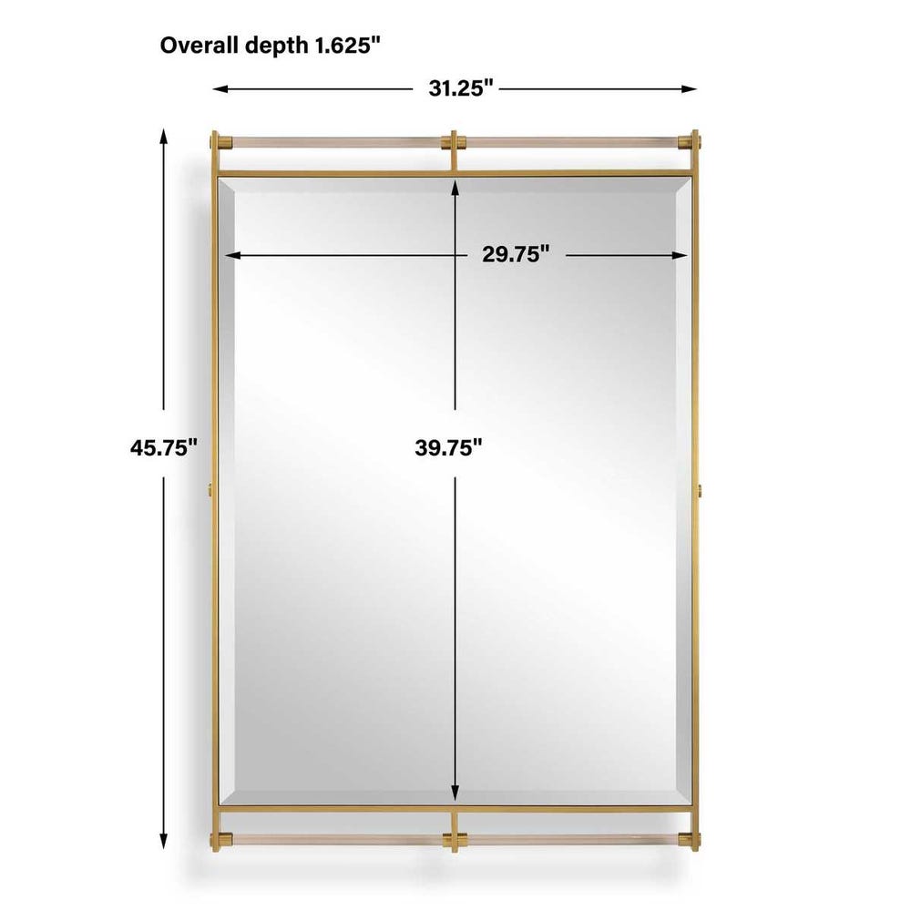 Uttermost Ripoll Antique Brass Mirror