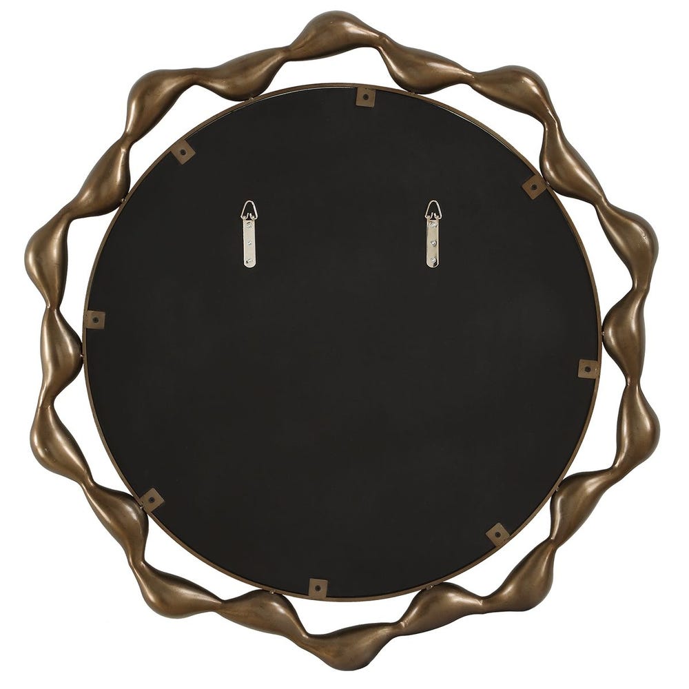 Uttermost Remolino Round Bronze Mirror