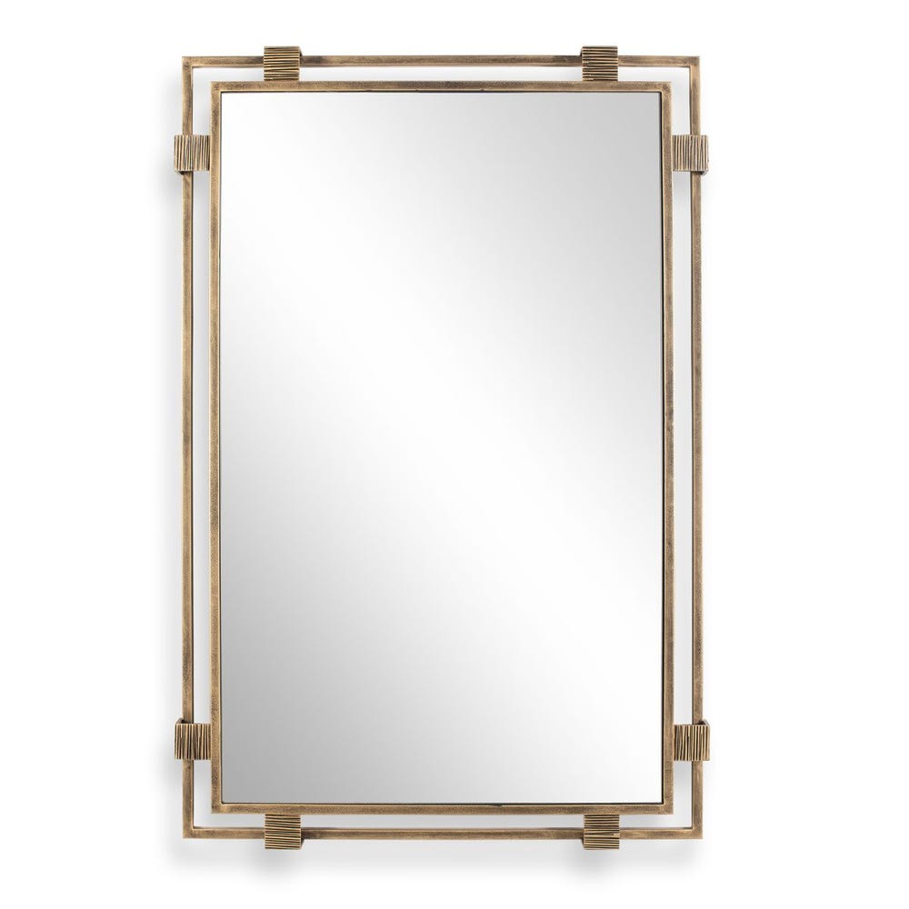 Uttermost Elsher Vintage Gold Mirror