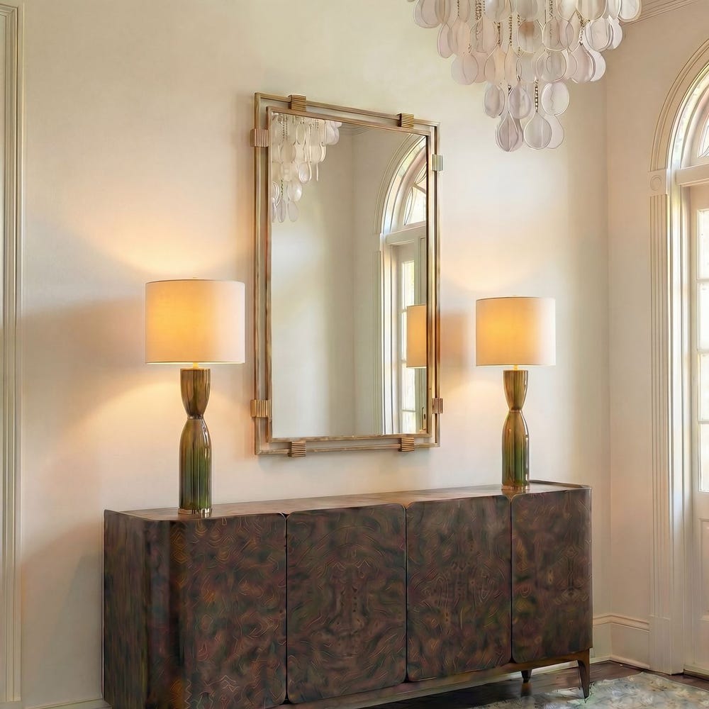 Uttermost Elsher Vintage Gold Mirror