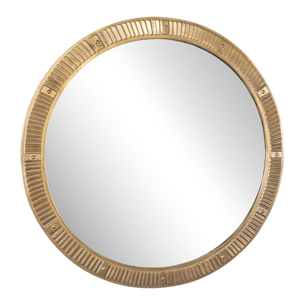 Uttermost Heart of Gold Round Mirror