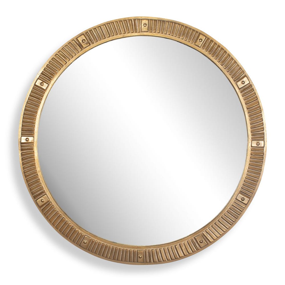 Uttermost Heart of Gold Round Mirror