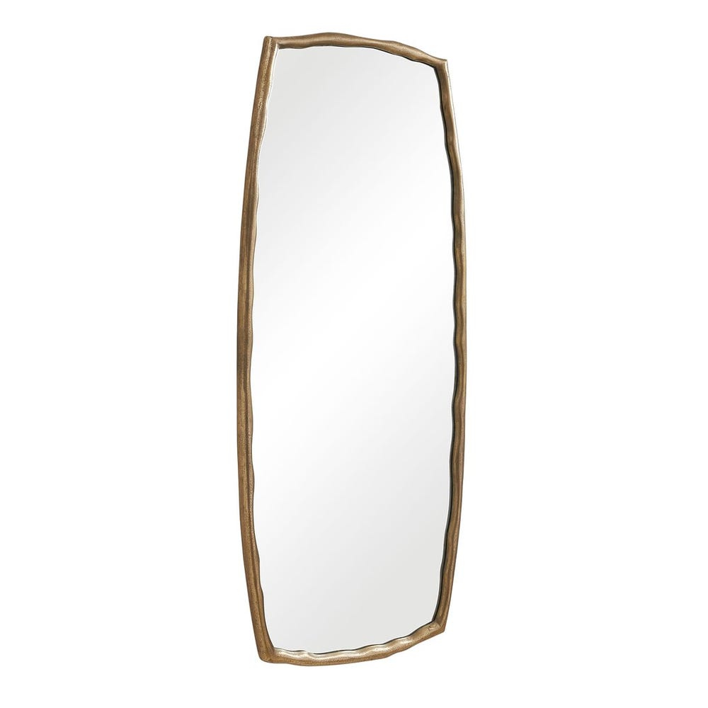 Uttermost Adair Antique Brass Tall Mirror