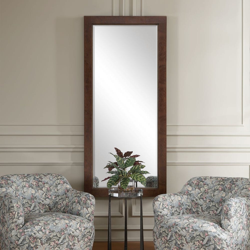 Uttermost Durant Tall Wood Mirror