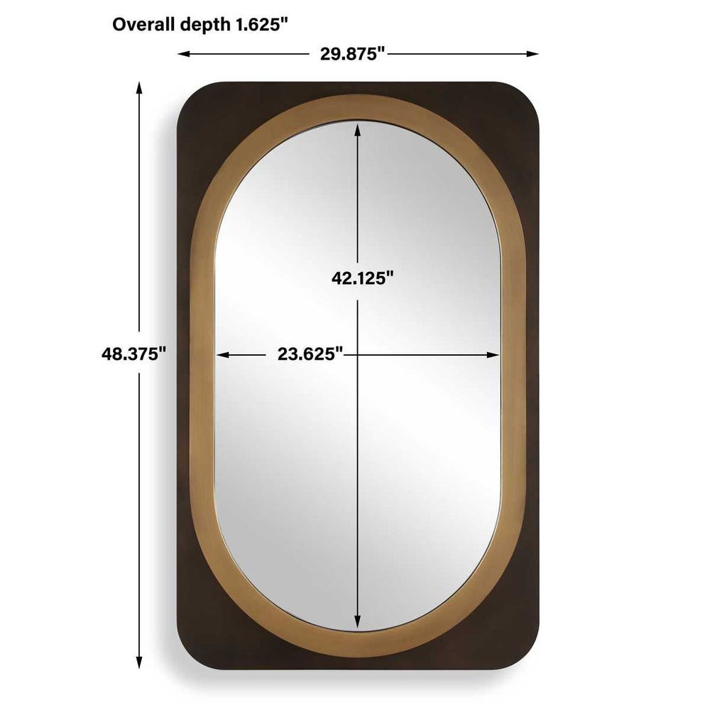 Uttermost Condesa Bronze & Gold Mirror