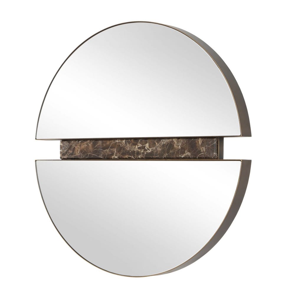 Uttermost Hanover Divided Round Mirror