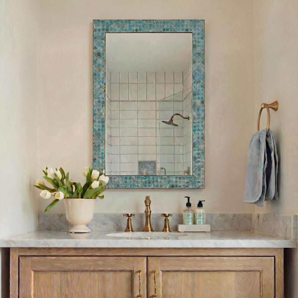 Uttermost Coralie Tile Mirror