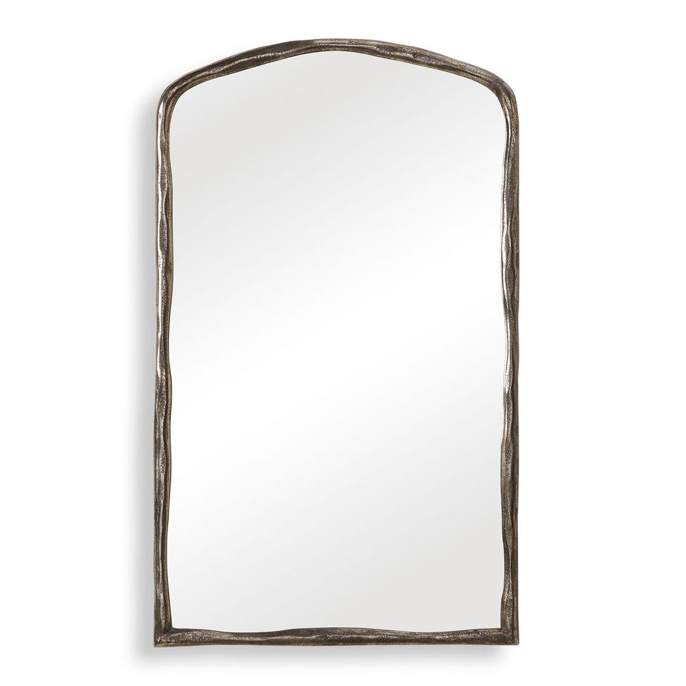 Uttermost Hammered Antique Nickel Arch Mirror