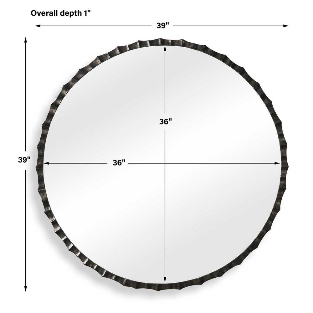 Uttermost Grander Round Mirror