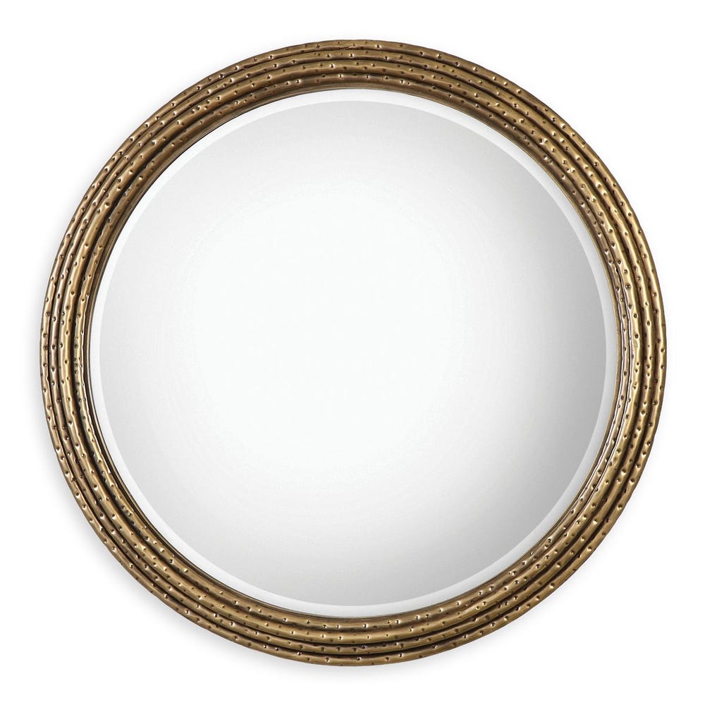 Uttermost Spera Round Gold Mirror