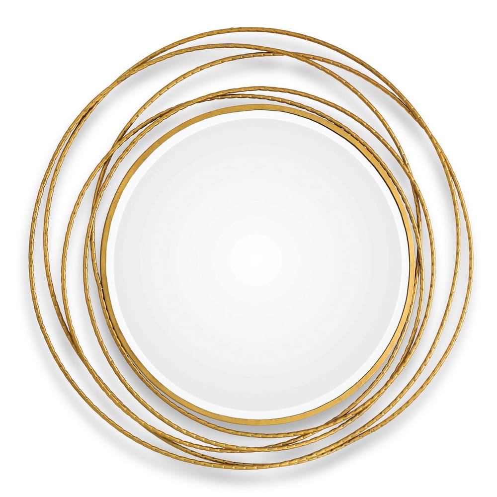 Uttermost Whirlwind Round Mirror