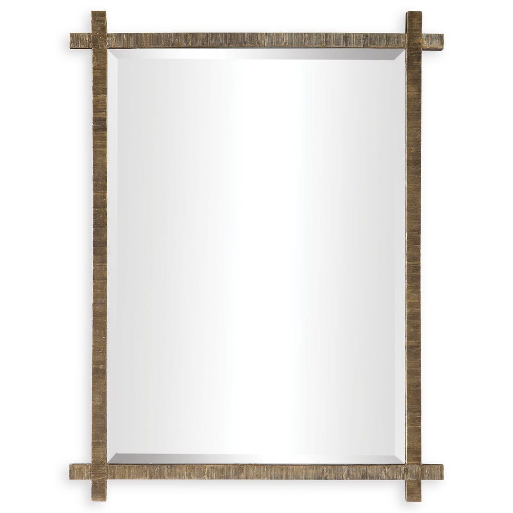 Uttermost Abanu Ribbed Gold Mirror