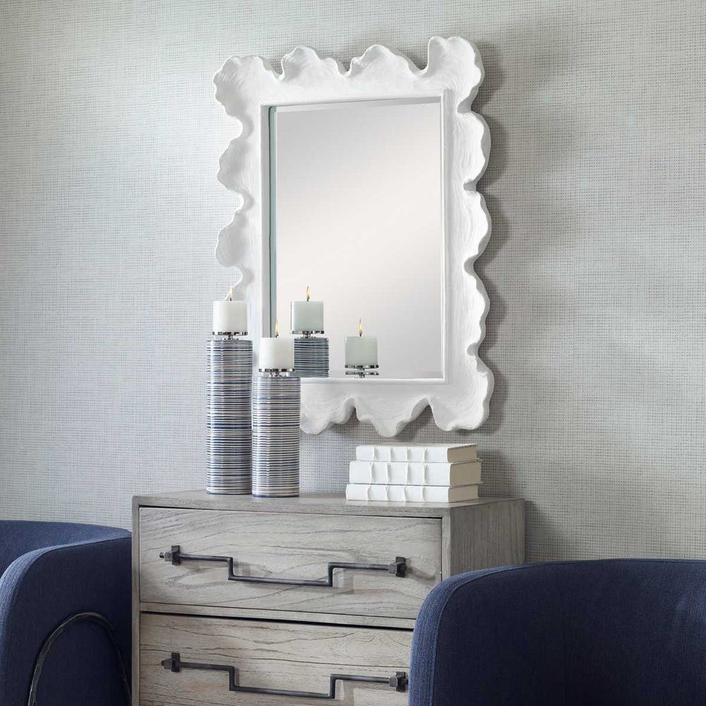 Uttermost Sea Coral Mirror