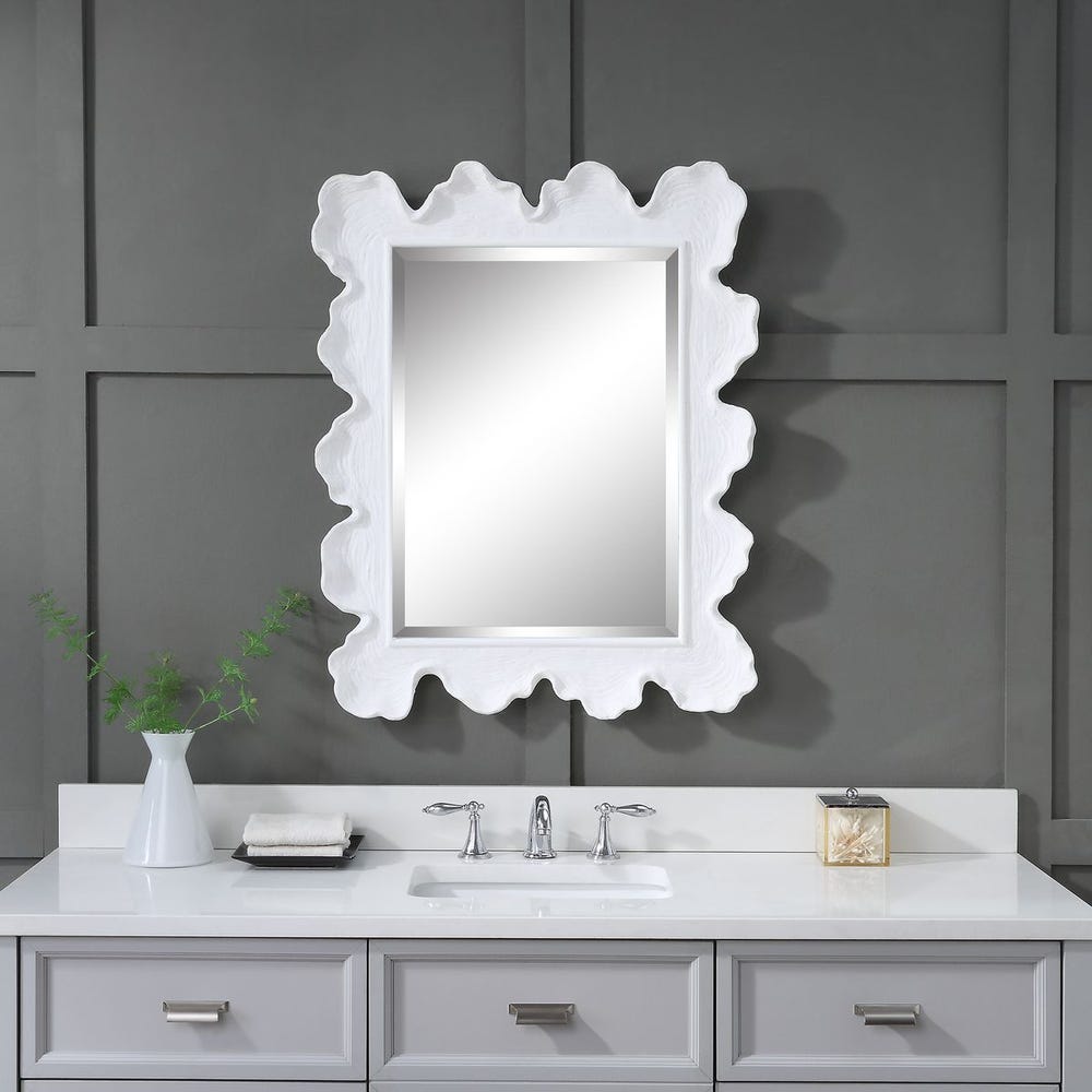 Uttermost Sea Coral Mirror