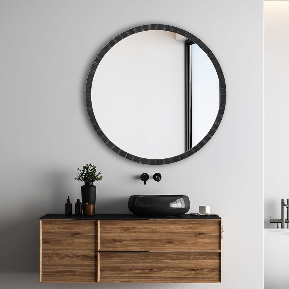 Uttermost Dandridge Round Industrial Mirror