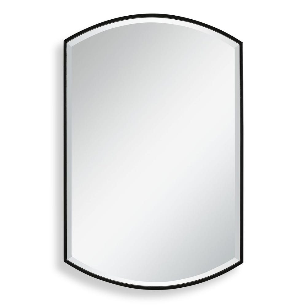 Uttermost Shield Shaped Iron Mirror