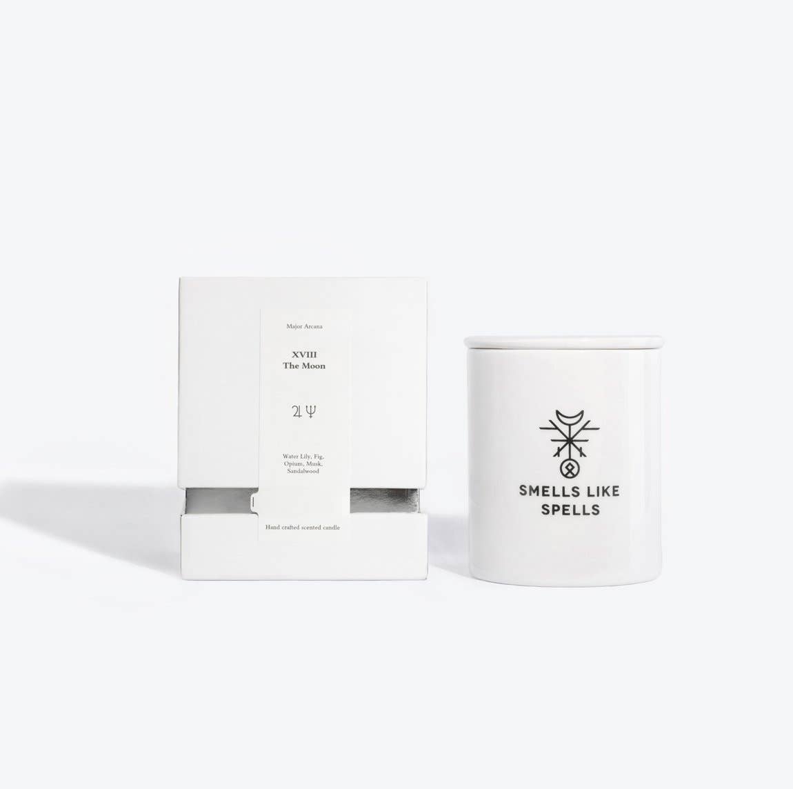 Major Arcana - The Moon | Candle in handmade Porcelain Jar