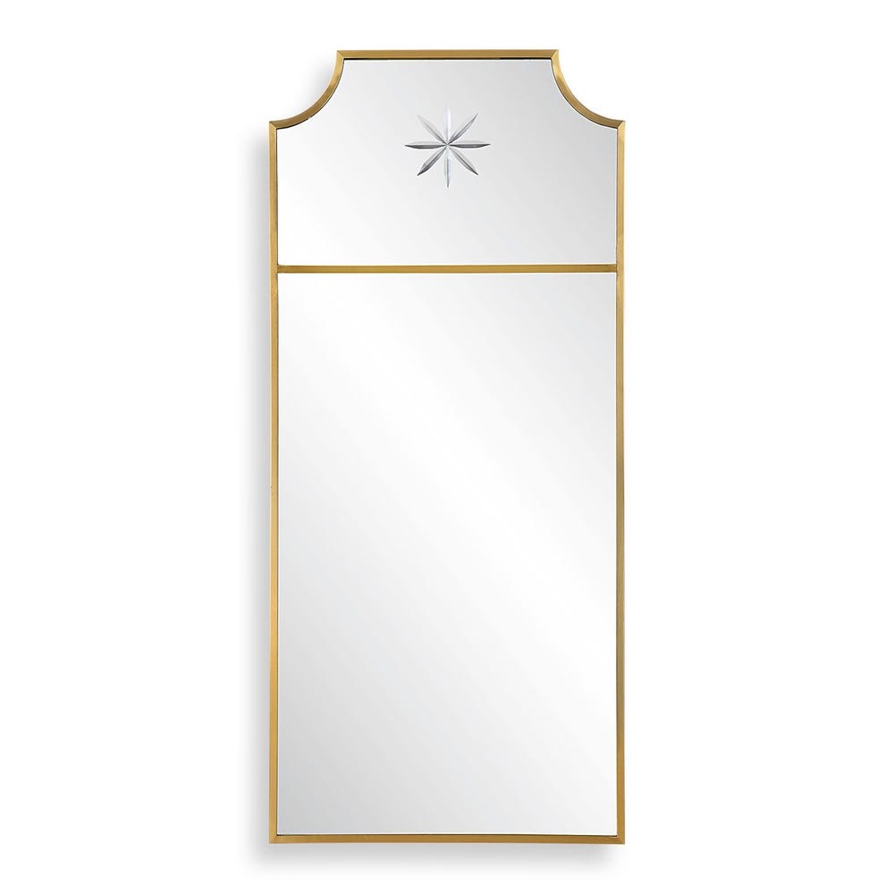 Uttermost Caddington Tall Brass Mirror