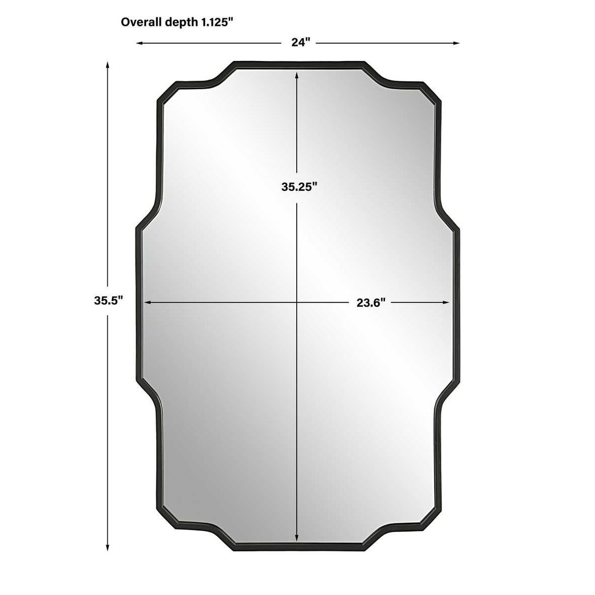 Uttermost Casmus Iron Wall Mirror