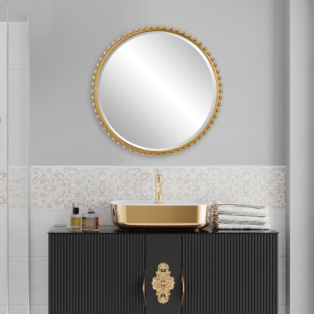 Uttermost Taza Round Mirror