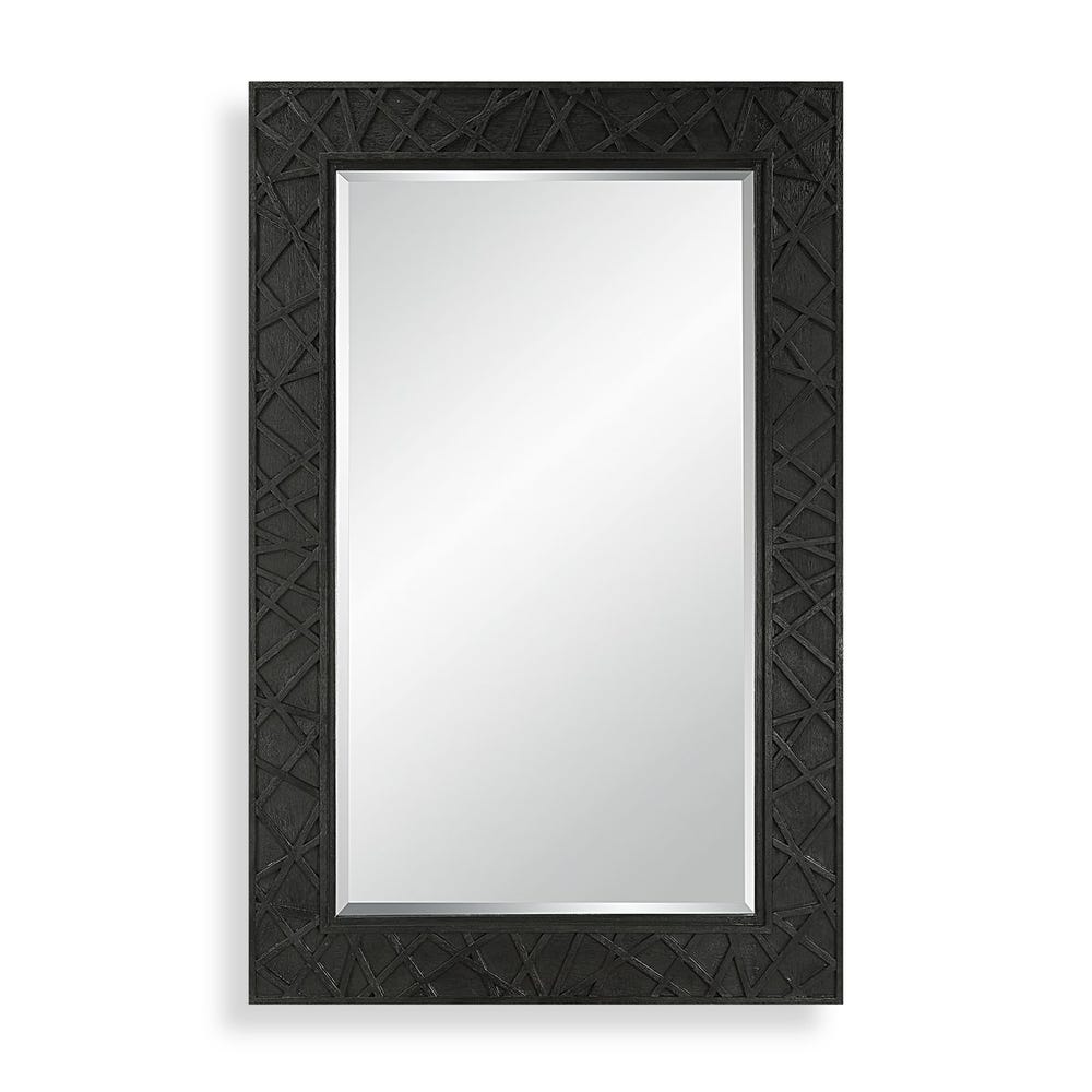 Uttermost Everest Satin Black Mirror