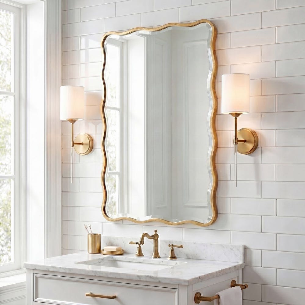 Uttermost Aneta Gold Scalloped Mirror
