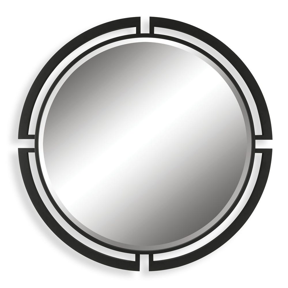 Uttermost Quadrant Modern Round Mirror