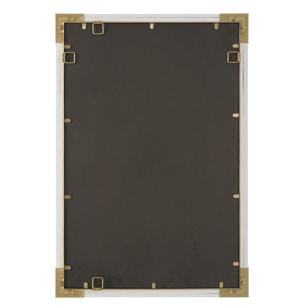 Uttermost Malik White & Gold Mirror