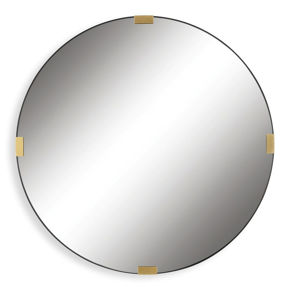 Uttermost Clip Modern Round Mirror