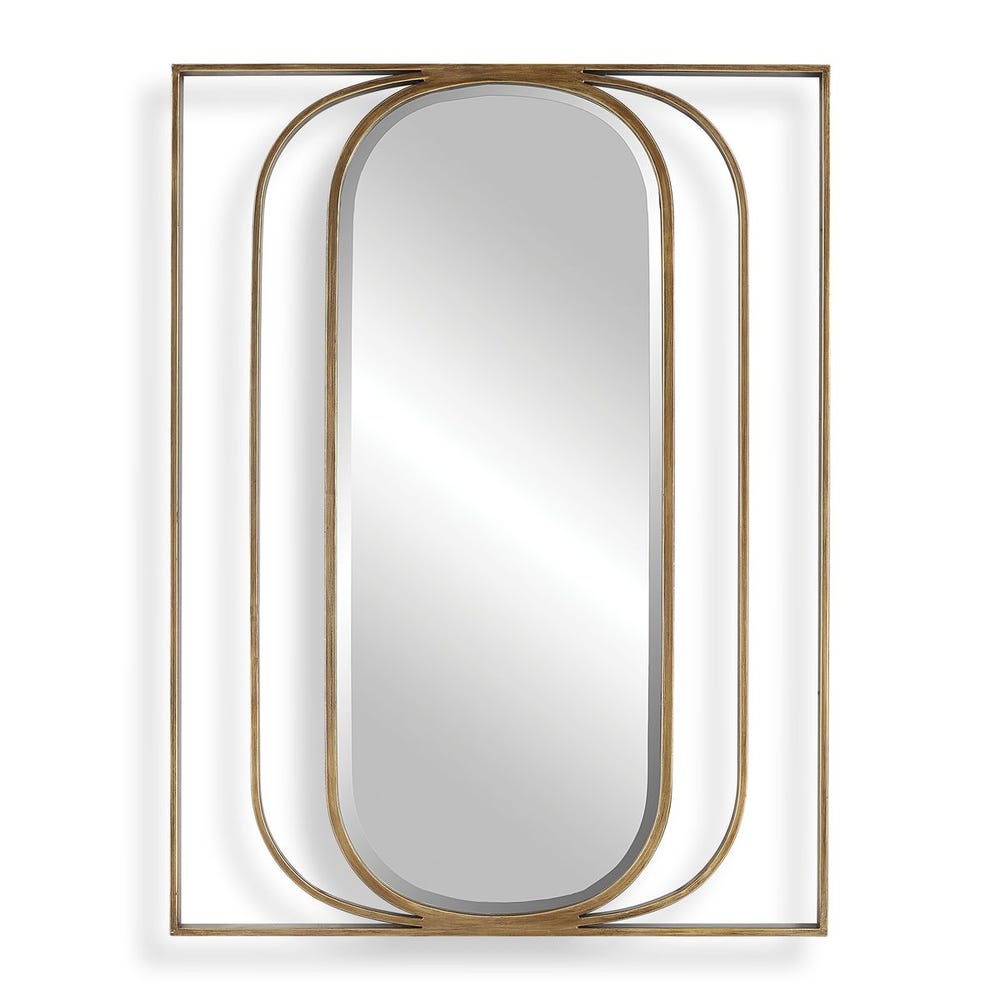 Uttermost Replicate Contemporary Oval Mirror