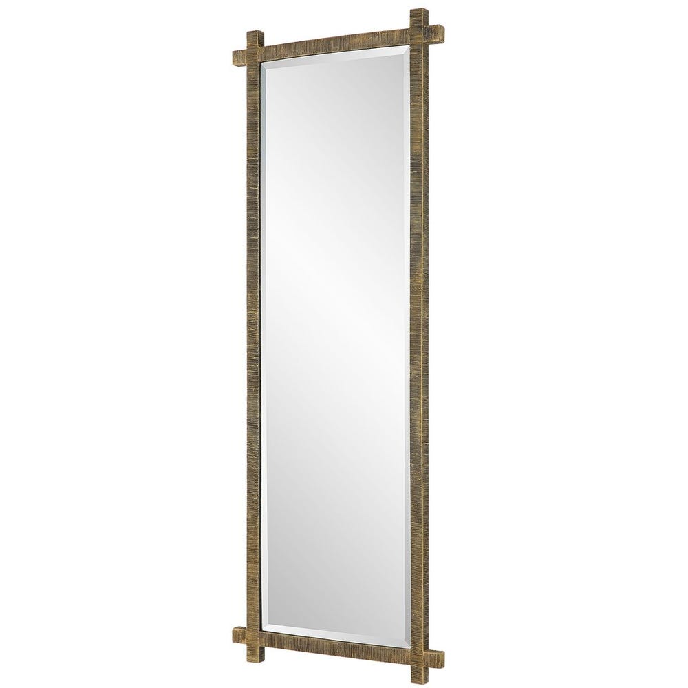 Uttermost Abanu Ribbed Gold Mirror