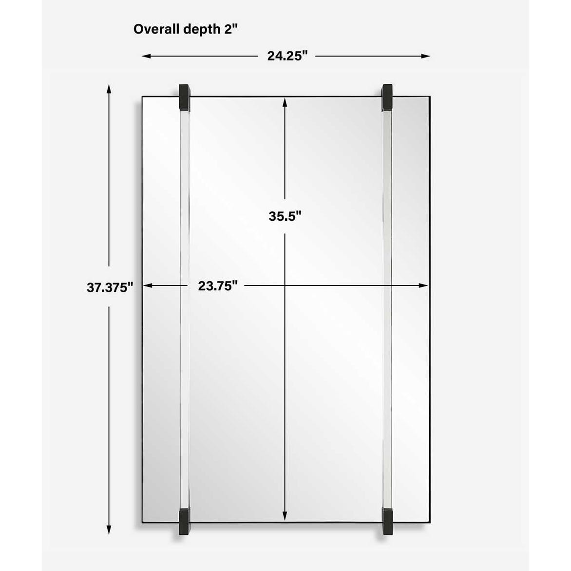 Uttermost Ladonna Rods Mirror