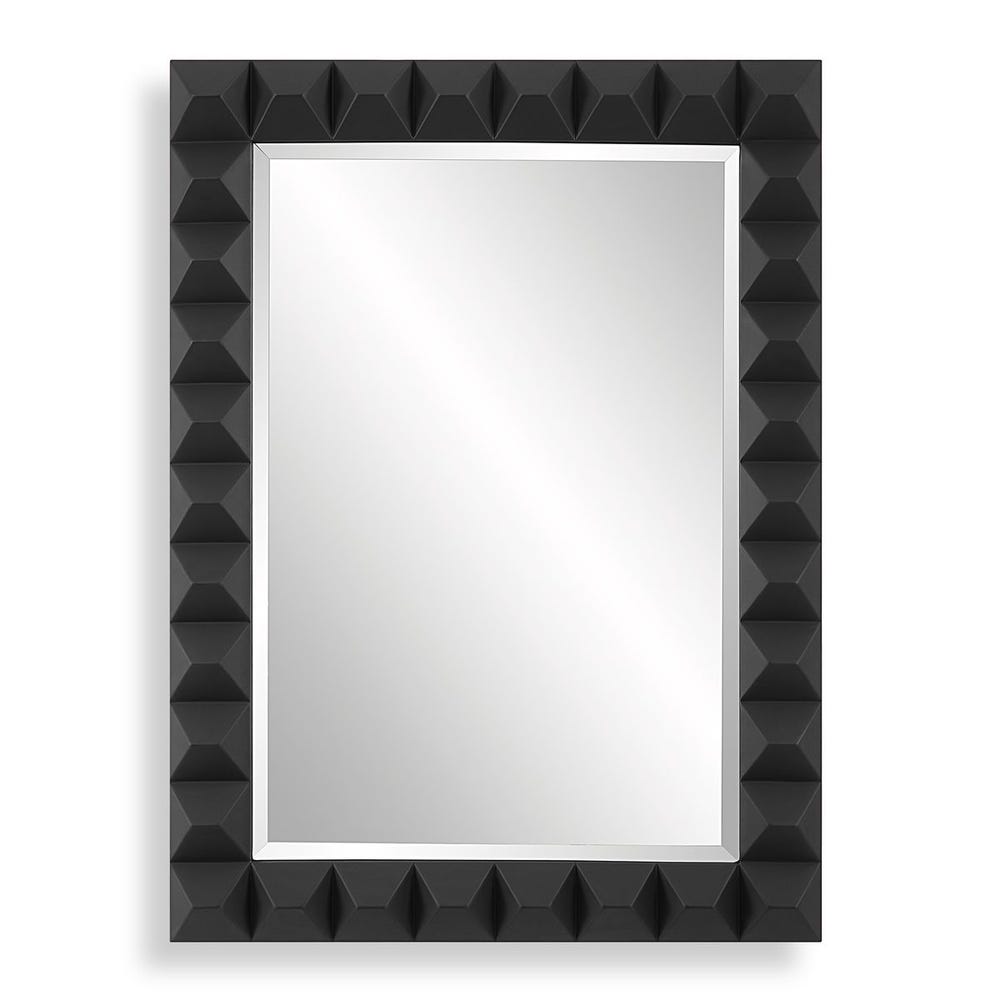 Uttermost Studded Black Mirror