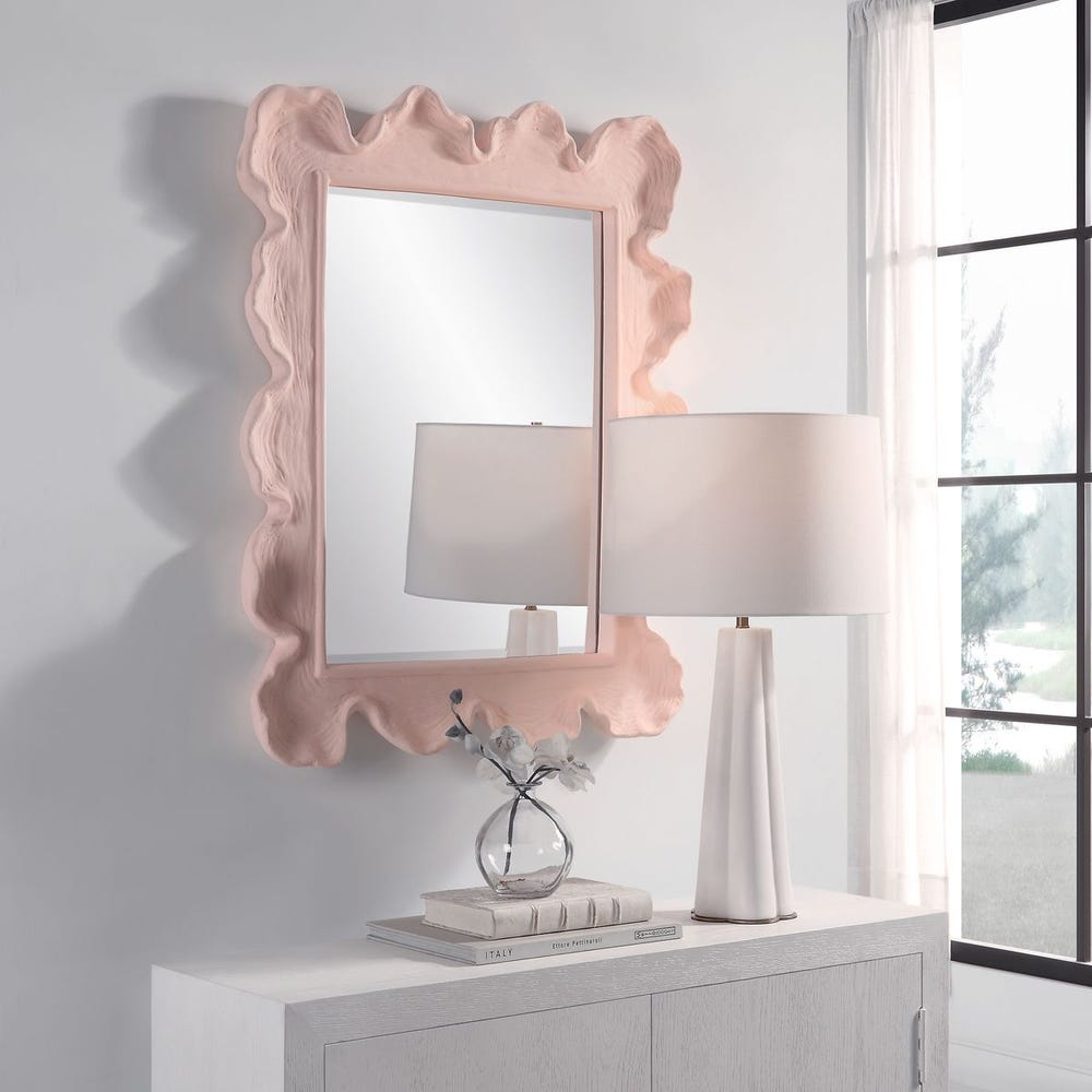 Uttermost Sea Coral Mirror
