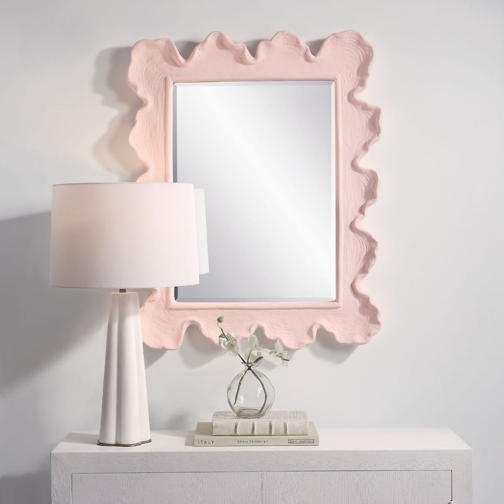 Uttermost Sea Coral Mirror
