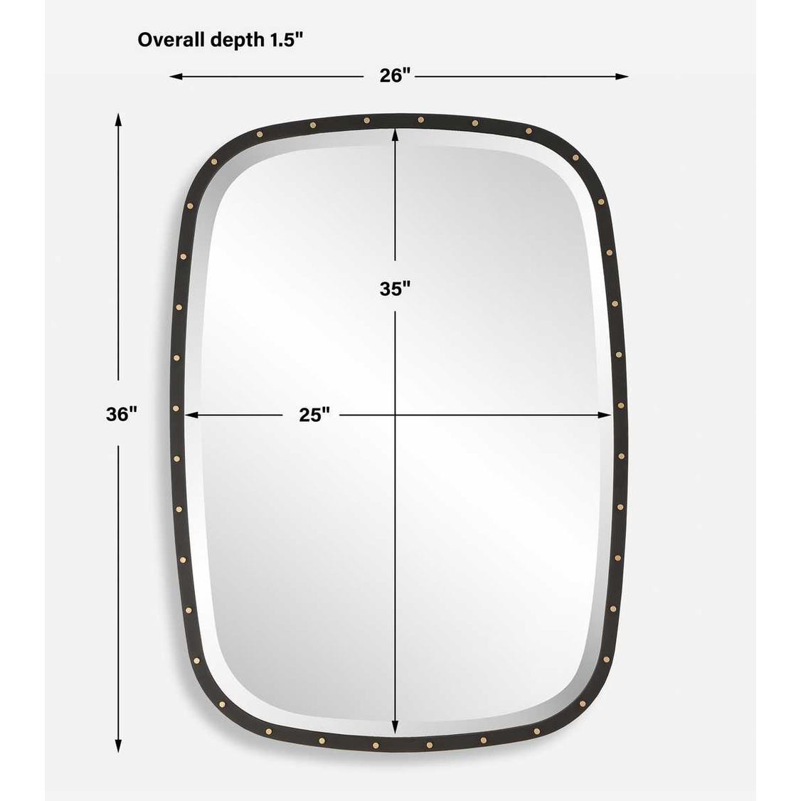 Uttermost Benedo Industrial Mirror